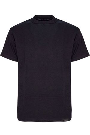 T-shirt in misto cotone nero LOW BRAND | L1TFW24256538D001